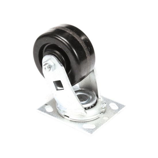 Picture of Caster, 4", W/O Brake, Plate Swivel for Randell Part# HD CST200
