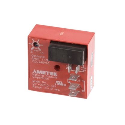 Picture of Relay, 24Vac 8A, Delay for Ultrafryer Part# 18A102