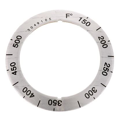 Picture of Dial Insert, Fd Oven, Fahrenheit for Garland Part# 3049105