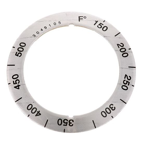 Picture of Dial Insert, Fd Oven, Fahrenheit for Garland Part# 3049105