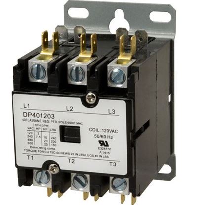 Contactor(3 Pole,40 Amp,120V) for Market Forge Part# 10-5944