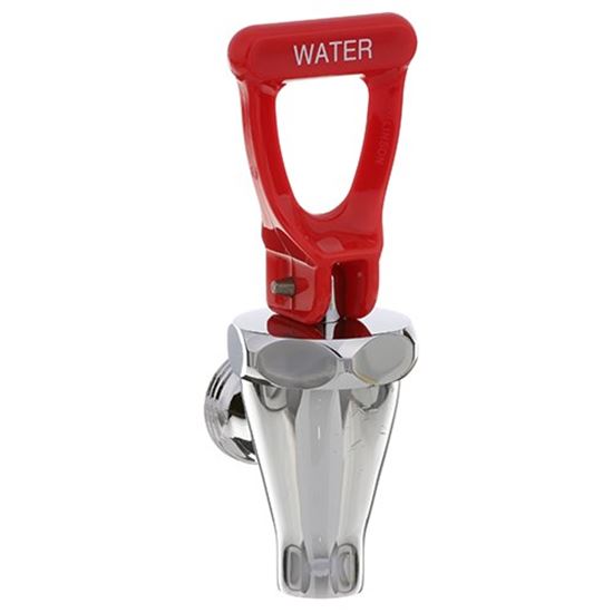 Picture of Faucetassy(Chr/Red Hdl,Water) for Bunn Part# 07094.0002