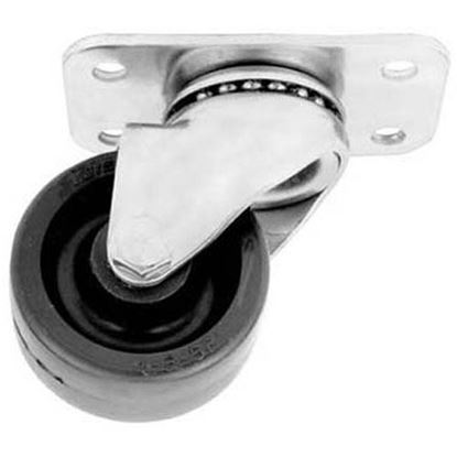 Picture of Caster,Plate(2"Od,Swvl,Black) for Dean Part# 1003