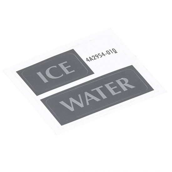 Picture of Ice Label for Hoshizaki Part# 4A2954-01