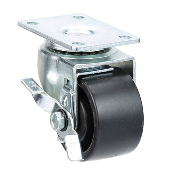 Picture of Caster With Brake,Plated for Hoshizaki Part# 4A427501