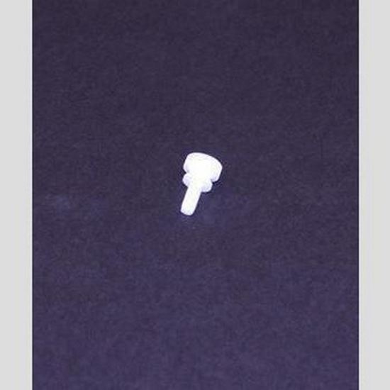 Picture of Screw, 8-32 X 3/8Knurl Hd Wht Nylon for TRUE Part# 927711