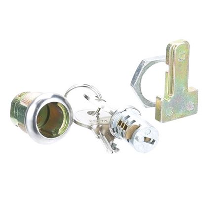 Picture of Cylinder Lock Assemblyw/ Key for Continental Refrigeration Part# 20174