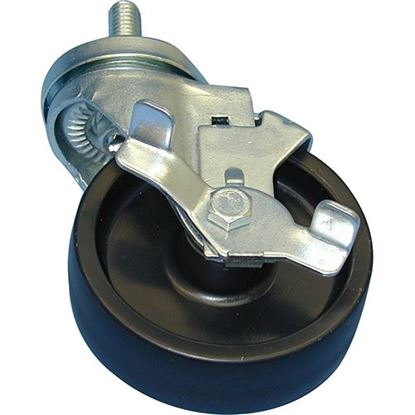 Picture of Caster, Stem 4" W/ Brake for Continental Refrigeration Part# 50205