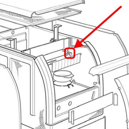 Picture of Thumbscrew for Ice-O-matic Part# 1011411-06