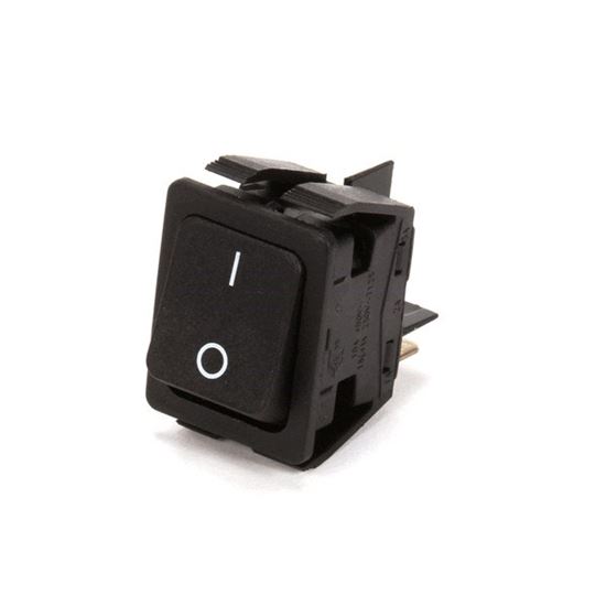 Picture of Switch, Black Rocker,20A,277Vac,22Mmx30Mm for Randell Part# EL SWT1503