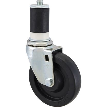 Picture of Caster,Stem 4"Od,Swvl,Bl Ack for AllPoints Part# 1201066