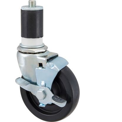 Picture of Caster,Stem(4"Od,W/Brake Black for AllPoints Part# 1201067