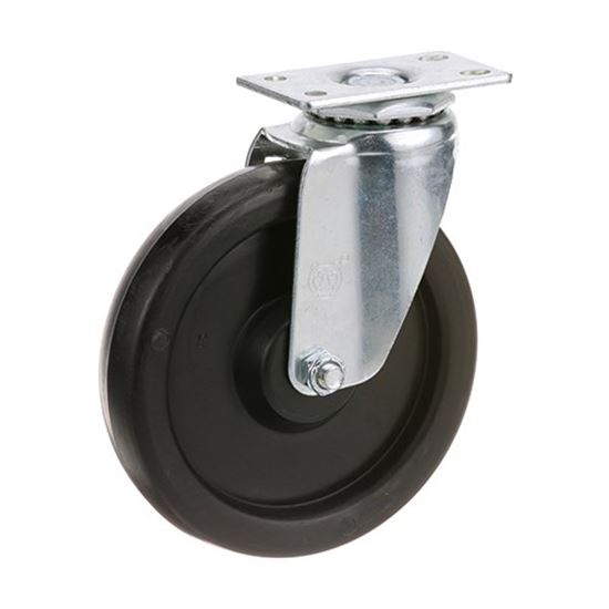Picture of Caster,Plate (5"Od,Swvl,Black) for AllPoints Part# 1201107