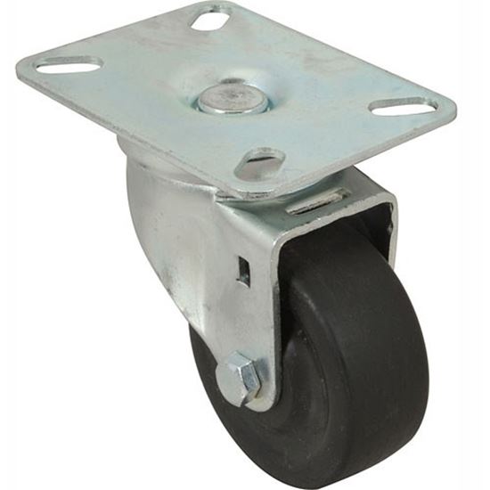 Picture of Caster,Plate , 3", Swl, Blk for AllPoints Part# 1201173
