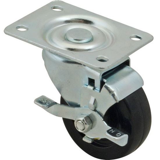 Picture of Caster,Plate(3"Od,Swvl,W Brake for AllPoints Part# 1201198