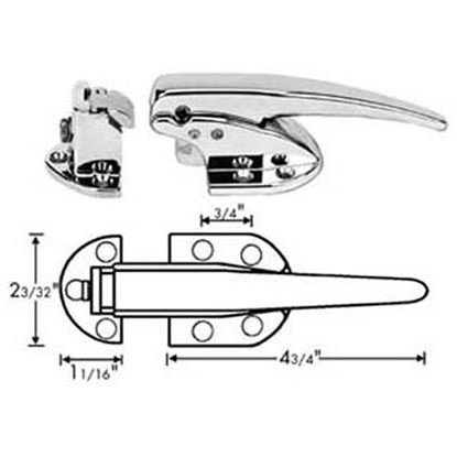 Picture of Kason® - 10930C00004 Latch W/Strike for Kason Part# 930C00004