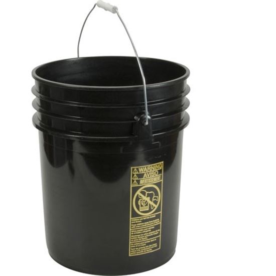 Picture of Bucket5 Gallon,Black,Pla Stic for AllPoints Part# 1591202