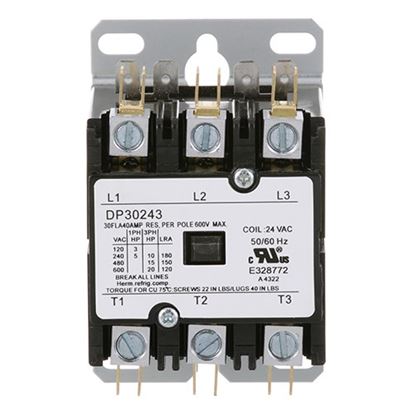 Picture of Contactor 3 Pole,40 Amp 24V for Lang Part# LG2E-30700-06
