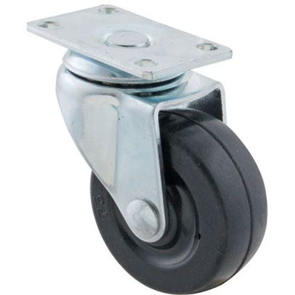 Caster,Plate (2"Od,Swvl,Black) for Pitco Part# P6071062