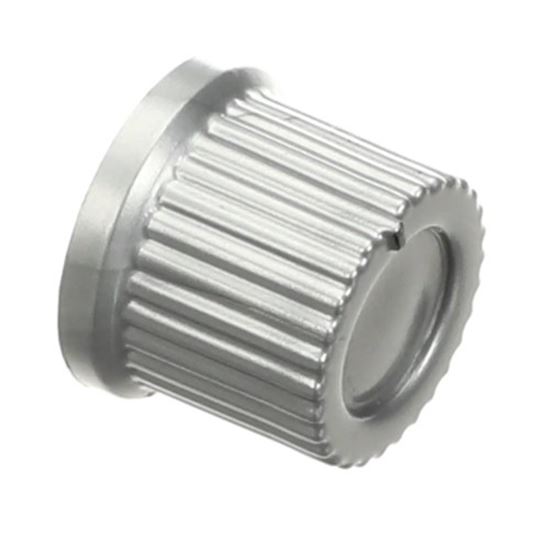Picture of Silver Push-On Knob W/ Set Screw for AllPoints Part# 2151419
