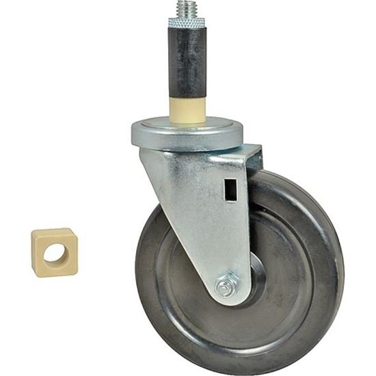 Picture of Caster 5 " Black Wheel "No" Brake L (New Style) for AllPoints Part# 8009639