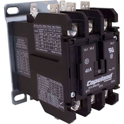 Picture of 24V 3-Pole 40Amp Contatc Or (912-3040-00) for AllPoints Part# 8009654