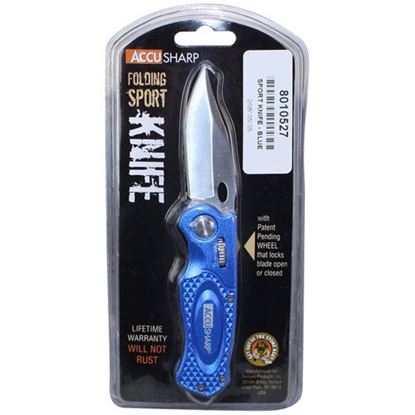 Picture of Sport Knife - Blue Accusharp for AllPoints Part# 8010527