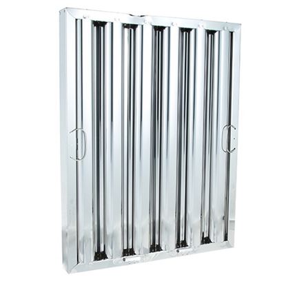 Picture of Hood Filter, Type6, S/S , 25X20 W/ Btm Bracket for AllPoints Part# 8014171