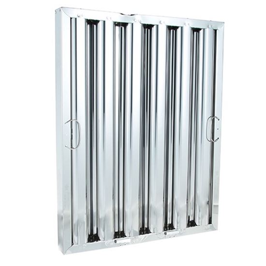 Picture of Hood Filter, Type6, S/S , 25X20 W/ Btm Bracket for AllPoints Part# 8014171