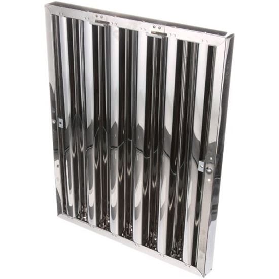 Picture of Hood Filter, Type6, S/S , 25X20 W/ Lock Handles for AllPoints Part# 8014172