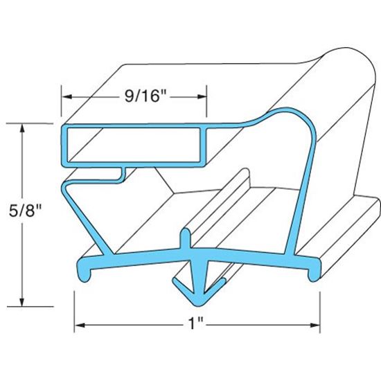 Picture of Gasket, Drawer (13 X 21-5/8) for AllPoints Part# 8017147