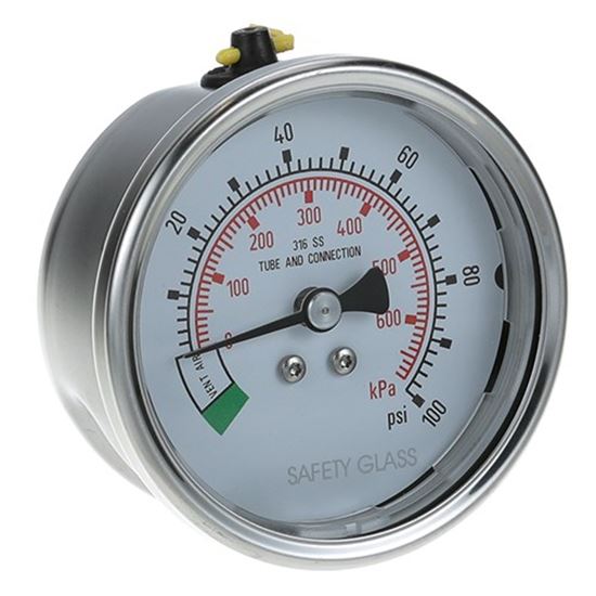 Pressure Gauge for Groen Part CROWN49671. Restaurant Equipment