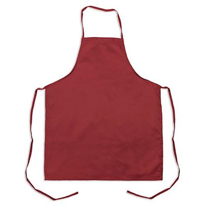 Picture of 32 In Bib Apron Burgundy for AllPoints Part# 1033BRG