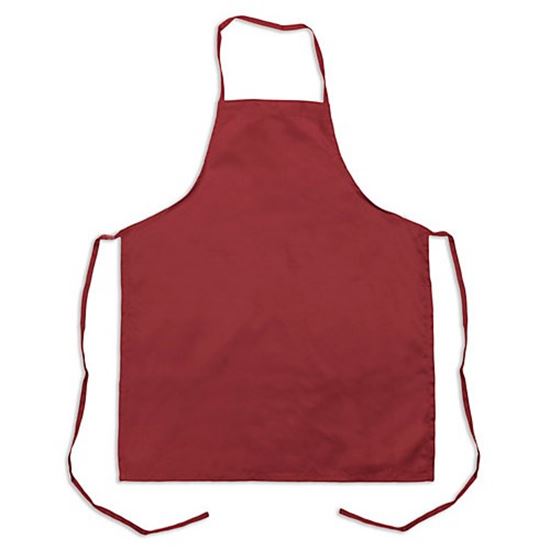 Picture of 32 In Bib Apron Burgundy for AllPoints Part# 1033BRG