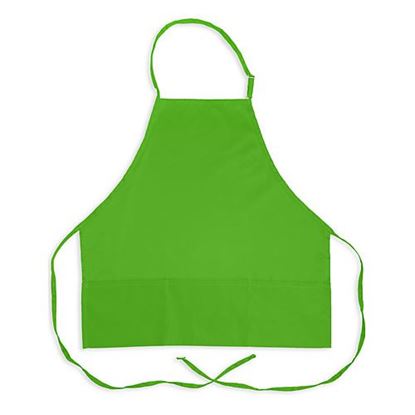 Picture of 27 In Bib Apron Lime Green 3 Pocket for AllPoints Part# 1040LMG