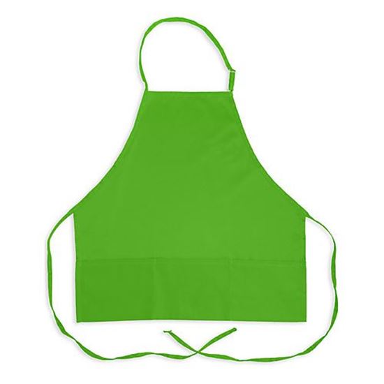 Picture of 27 In Bib Apron Lime Green 3 Pocket for AllPoints Part# 1040LMG