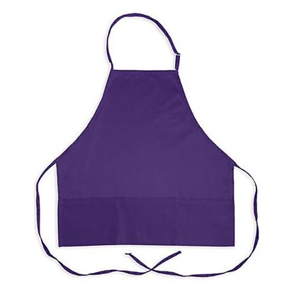 Picture of 27 In Bib Apron Purple 3 Pocket for AllPoints Part# 1040PUR