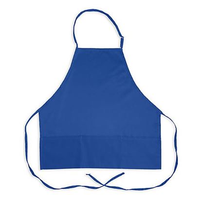Picture of 27 In Bib Apron Royal Blue 3 Pocket for AllPoints Part# 1040RBL