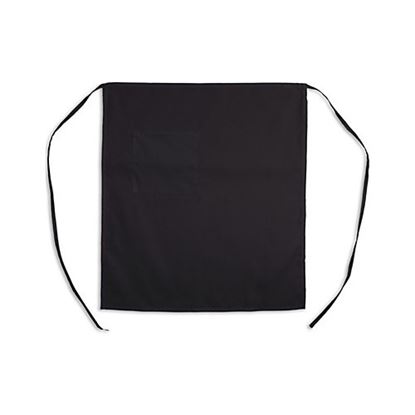 Picture of 30 In Bistro Apron Black 1 Pocket for AllPoints Part# 1041BLK