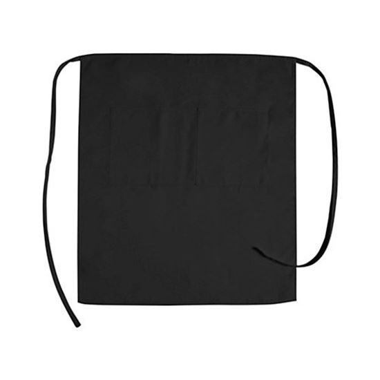 Picture of 32 In Bistro Apron Black 2 Pockets for AllPoints Part# 1043BLK