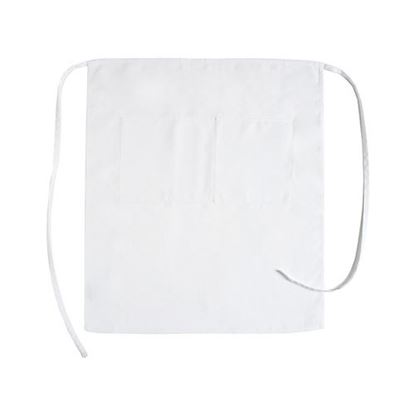 Picture of 32 In Bistro Apron White 2 Pockets for AllPoints Part# 1043WHT