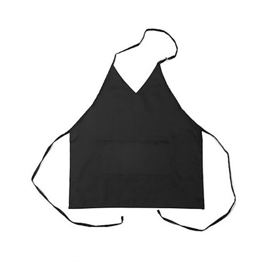 Picture of 30 1/2 In Tuxedo Apron Black 2 Pockets for AllPoints Part# 1045BLK