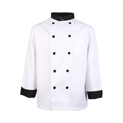 Picture of 2Xl Executive Chef Coat Black Trim for AllPoints Part# 10482XL