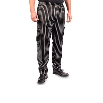 Picture of 2Xl Baggy Chef Pants Striped for AllPoints Part# 10592XL