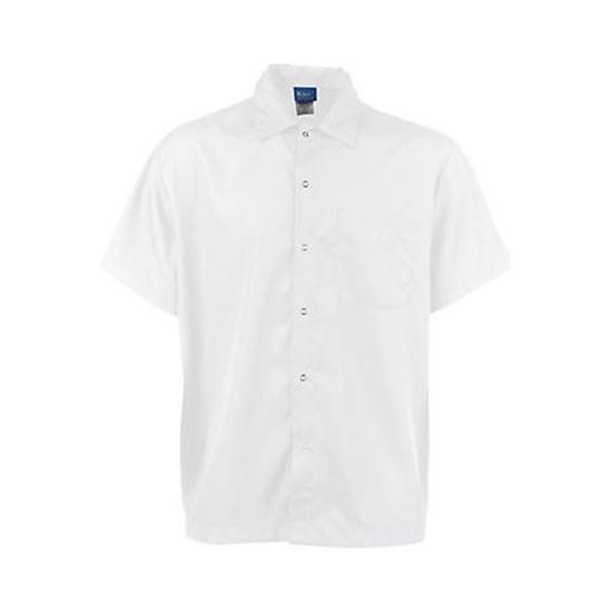 Picture of 2Xl Frontsnap Cook Shirt White for AllPoints Part# 11402XL
