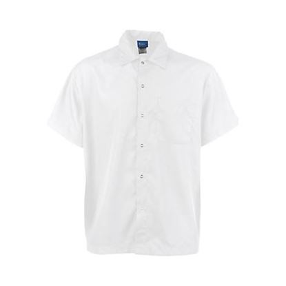 Picture of Xl Frontsnap Cook Shirt White for AllPoints Part# 1140XL