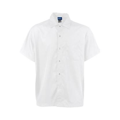 Picture of Xl Frontsnap Cook Shirt White for AllPoints Part# 1140XL