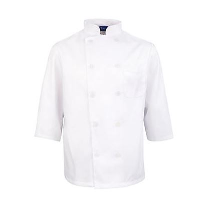 Picture of Xl White Chef Coat 3/4 Sleeve for AllPoints Part# 1661XL