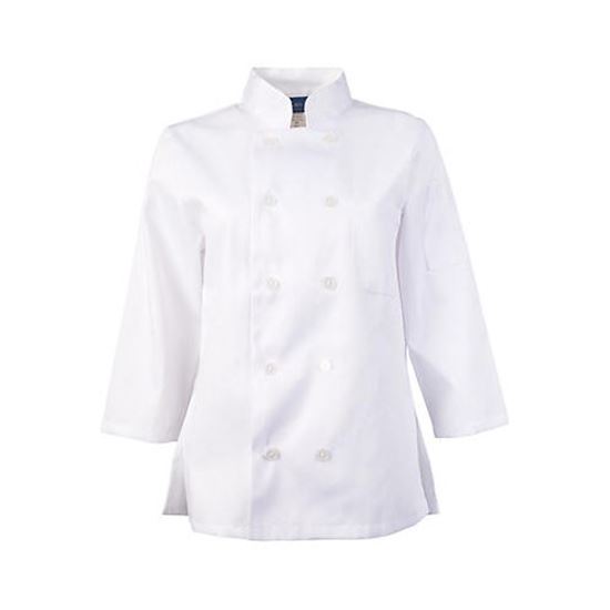Picture of Xs Ladies Chef Coat White 3/4 Sleeve for AllPoints Part# 1871XS