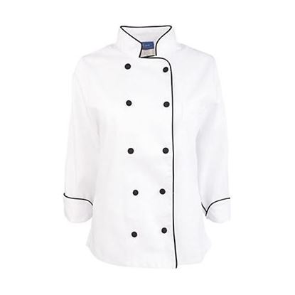Picture of 2Xl Ladies Chef Coat Executive Long Sleeve for AllPoints Part# 18792XL
